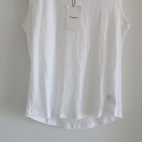 BN Theory White Mesh Top - Picture 3 of 3